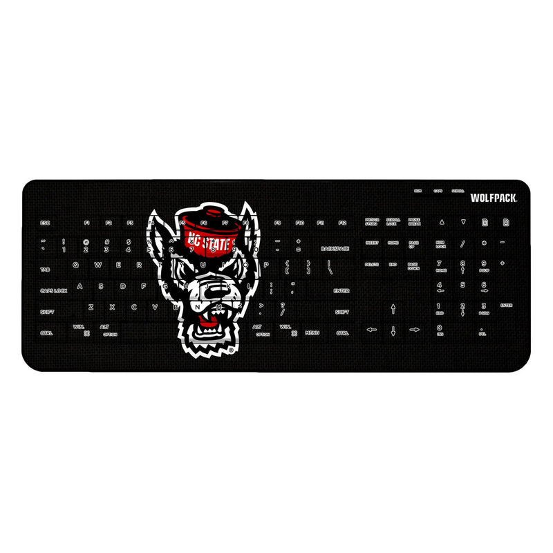 North Carolina State University Wolfpack Solid Wireless USB Keyboard