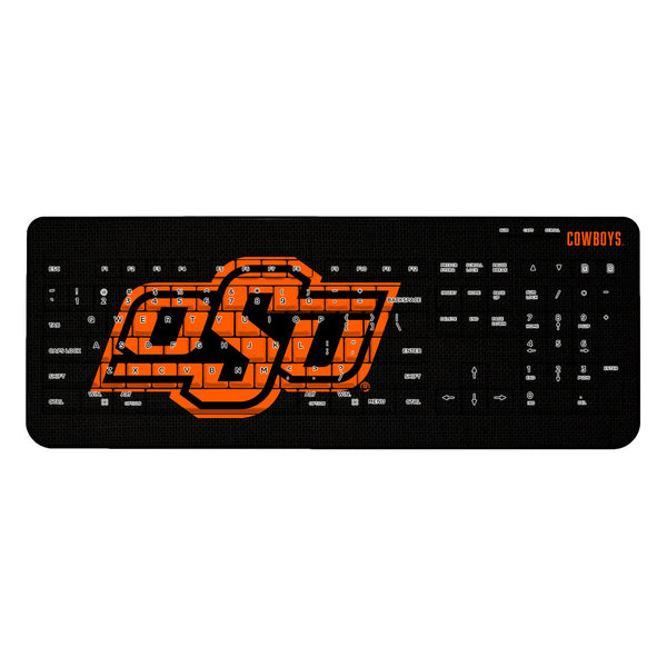 Oklahoma State University Cowboys Solid Wireless USB Keyboard