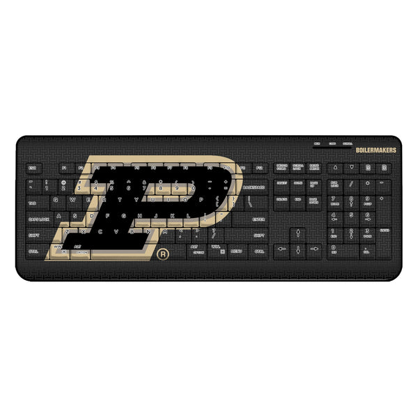 Purdue University Boilermakers Linen Wireless USB Keyboard