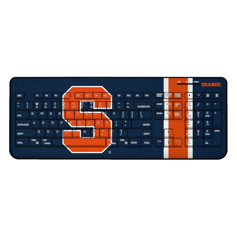 Syracuse University Orange Stripe Wireless USB Keyboard