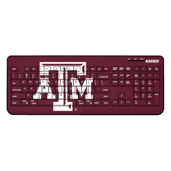 Texas A&M University Aggies Solid Wireless USB Keyboard