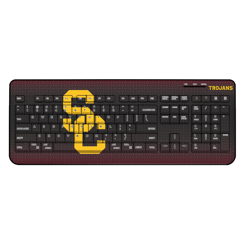 University of Southern California Trojans Linen Wireless USB Keyboard