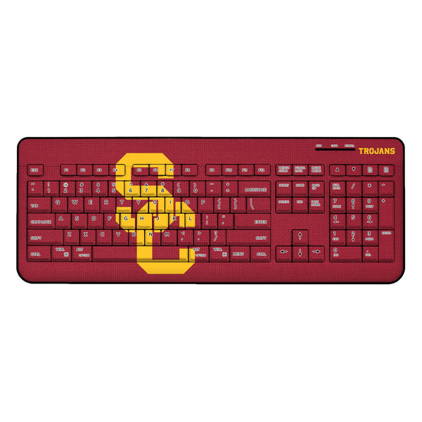 University of Southern California Trojans Solid Wireless USB Keyboard