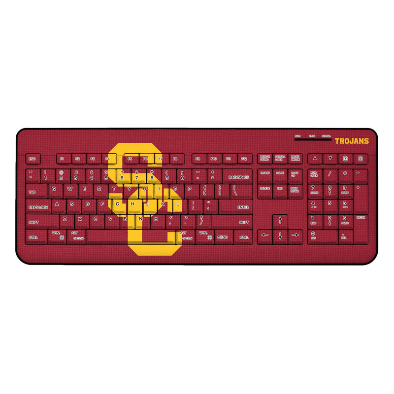 University of Southern California Trojans Solid Wireless USB Keyboard