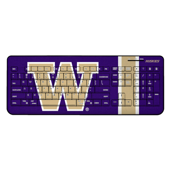 University of Washington Huskies Stripe Wireless USB Keyboard