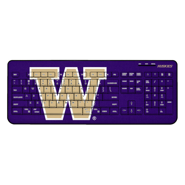 University of Washington Huskies Solid Wireless USB Keyboard