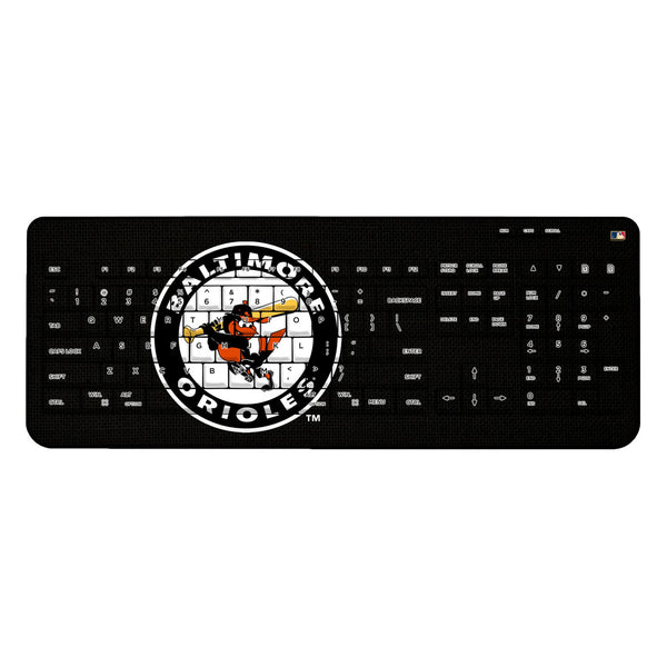 Baltimore Orioles 1966-1969 - Cooperstown Collection Solid Wireless USB Keyboard