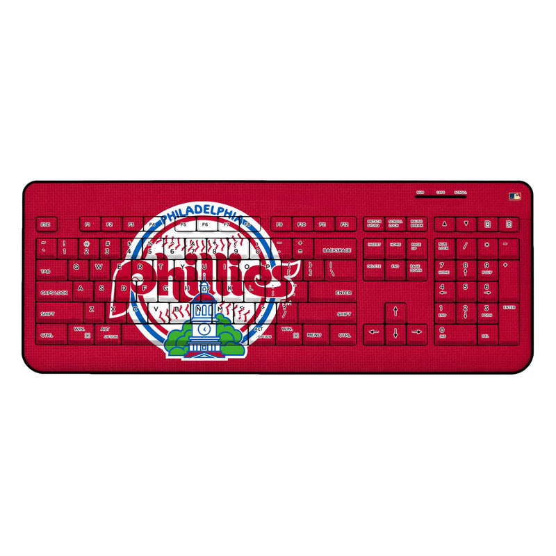 Philadelphia Phillies 1984-1991 - Cooperstown Collection Solid Wireless USB Keyboard