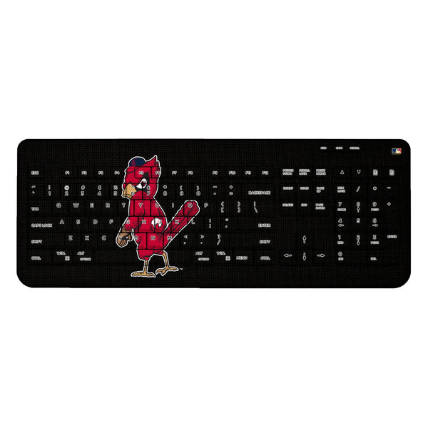 St Louis Cardinals 1950s - Cooperstown Collection Solid Wireless USB Keyboard