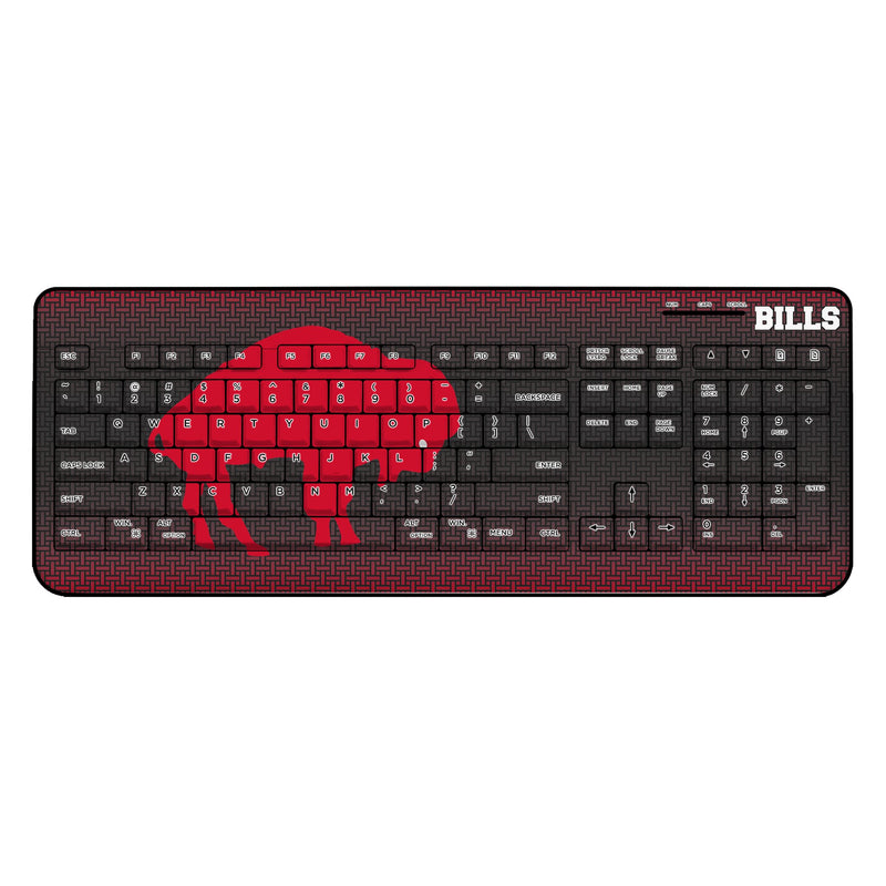 Buffalo Bills Historic Collection Linen Wireless USB Keyboard