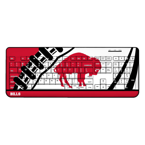 Buffalo Bills Historic Collection Passtime Wireless USB Keyboard