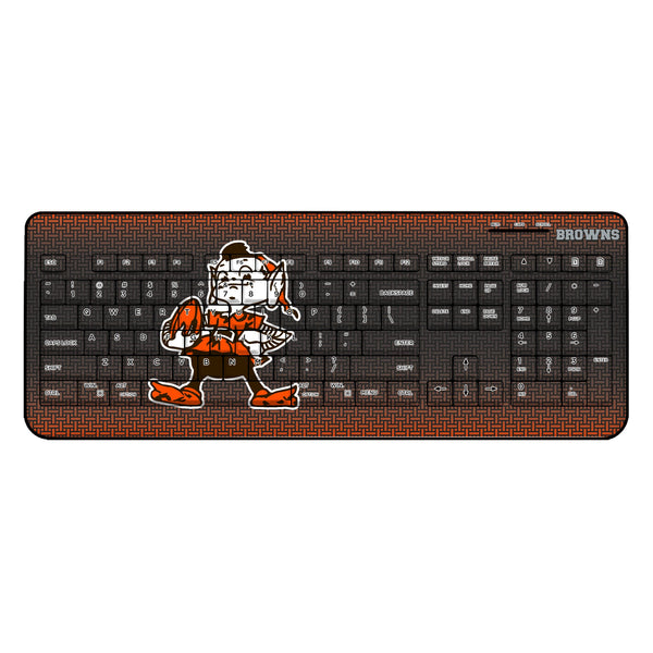 Cleveland Browns Historic Collection Linen Wireless USB Keyboard