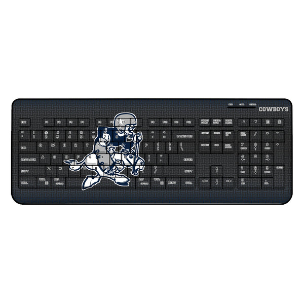 Dallas Cowboys 1966-1969 Historic Collection Linen Wireless USB Keyboard