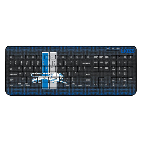 Detroit Lions Retro Linen Wireless USB Keyboard