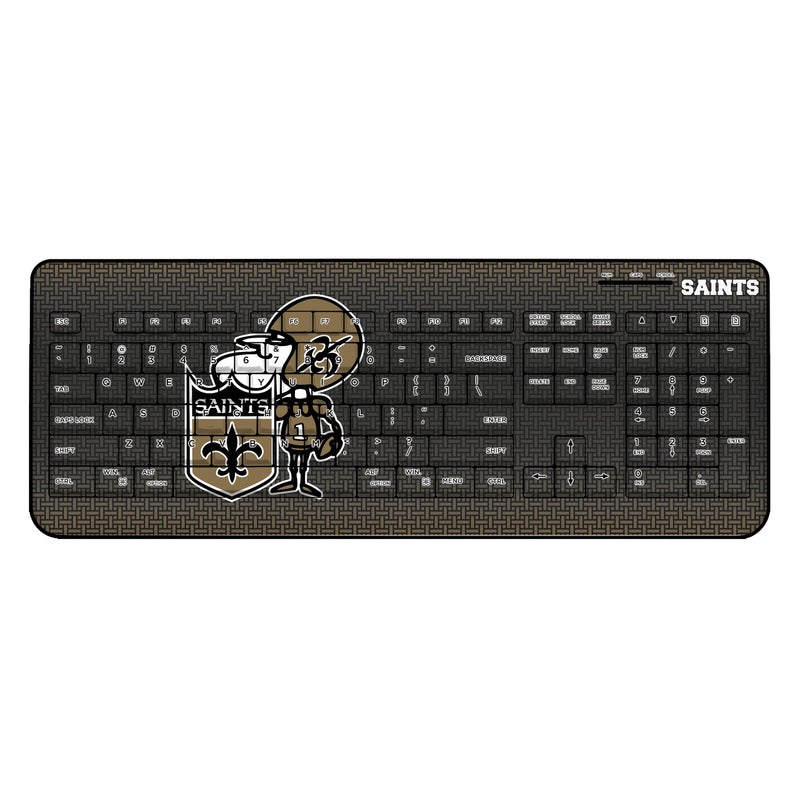 New Orleans Saints Historic Collection Linen Wireless USB Keyboard