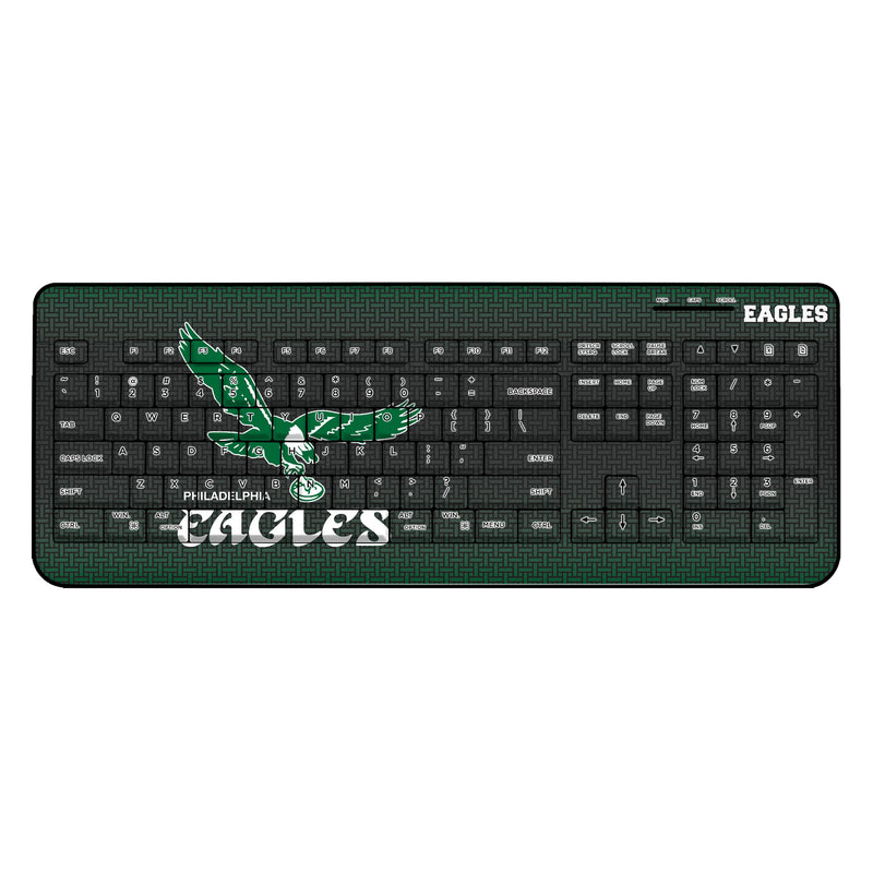 Philadelphia Eagles 1973-1995 Historic Collection Linen Wireless USB Keyboard