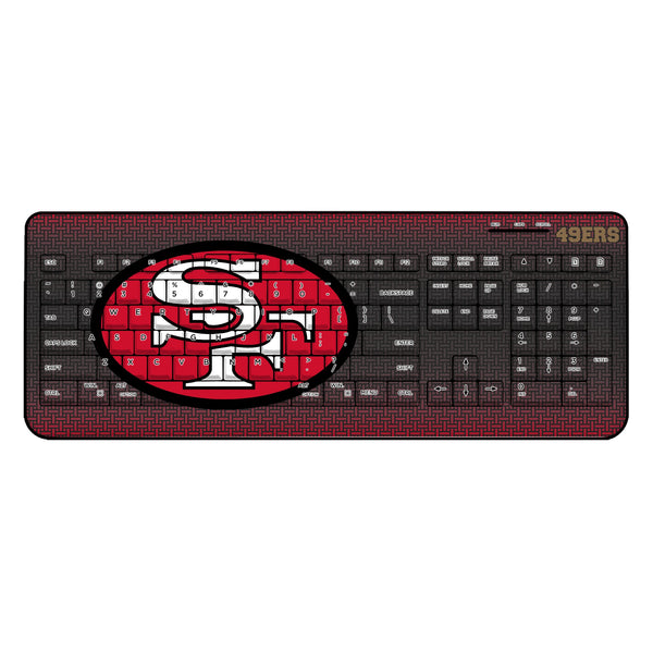 San Francisco 49ers Historic Collection Linen Wireless USB Keyboard