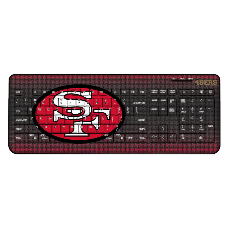 San Francisco 49ers Historic Collection Linen Wireless USB Keyboard