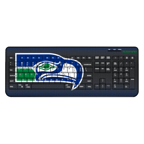 Seattle Seahawks Historic Collection Linen Wireless USB Keyboard