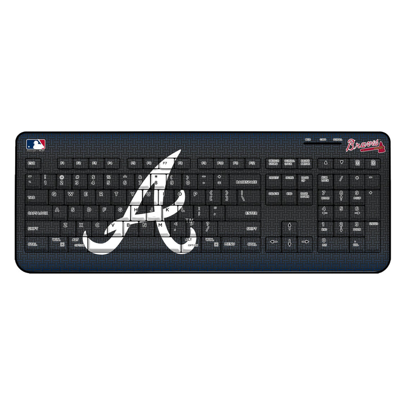 Atlanta Braves Linen Wireless USB Keyboard