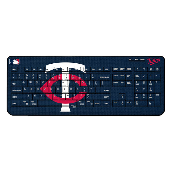 Minnesota Twins Solid Wireless USB Keyboard