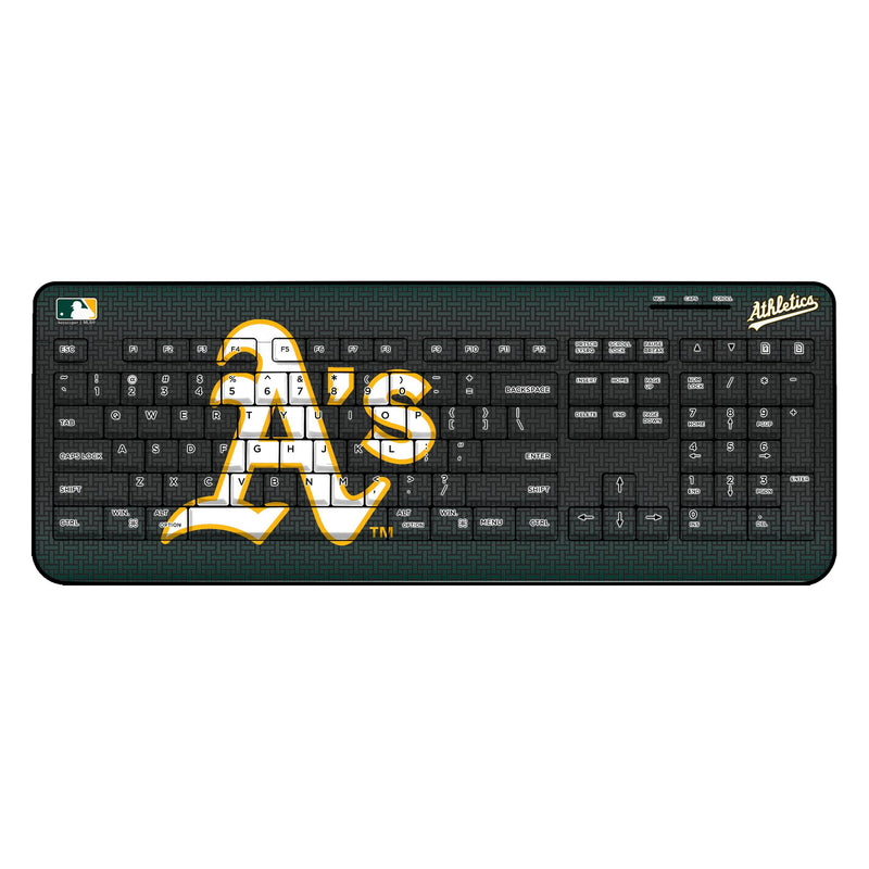 Oakland Athletics Linen Wireless USB Keyboard