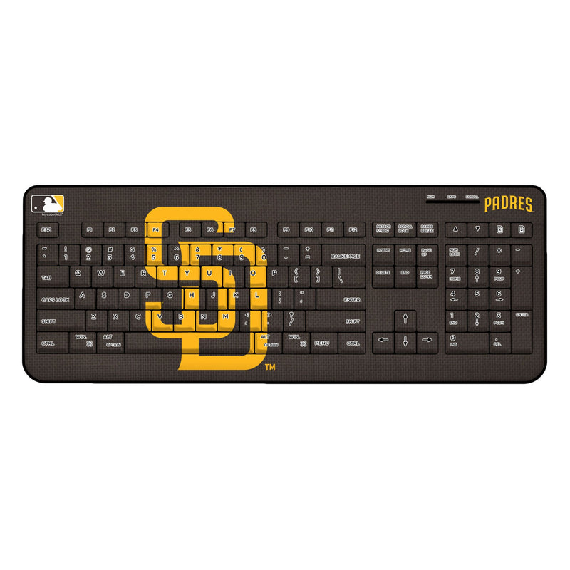 San Diego Padres Solid Wireless USB Keyboard