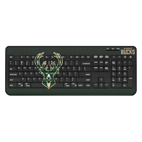 Milwaukee Bucks Linen Wireless USB Keyboard