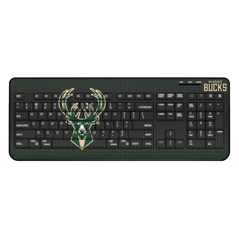 Milwaukee Bucks Linen Wireless USB Keyboard