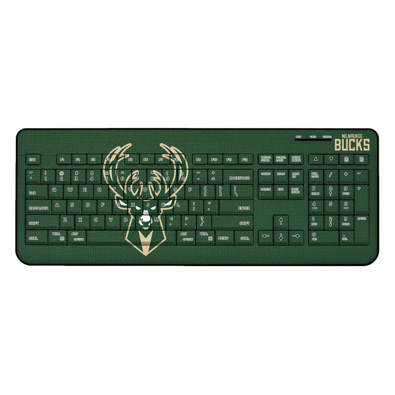 Milwaukee Bucks Solid Wireless USB Keyboard