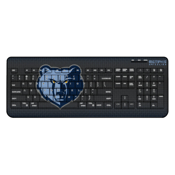 Memphis Grizzlies Linen Wireless USB Keyboard