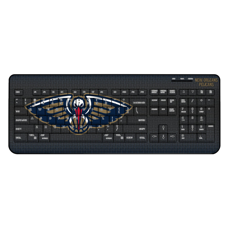 New Orleans Pelicans Linen Wireless USB Keyboard