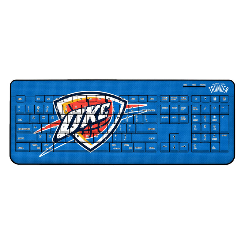 Oklahoma City Thunder Solid Wireless USB Keyboard