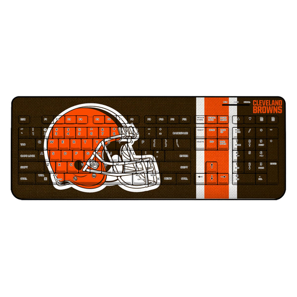 Cleveland Browns Stripe Wireless USB Keyboard