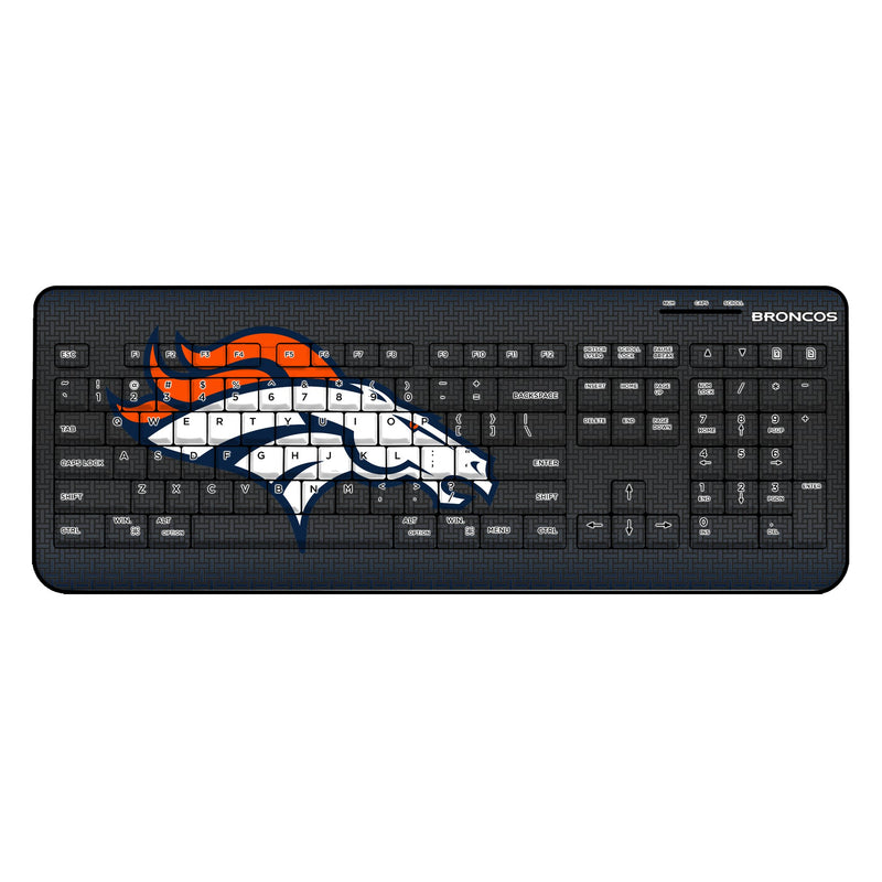 Denver Broncos Linen Wireless USB Keyboard