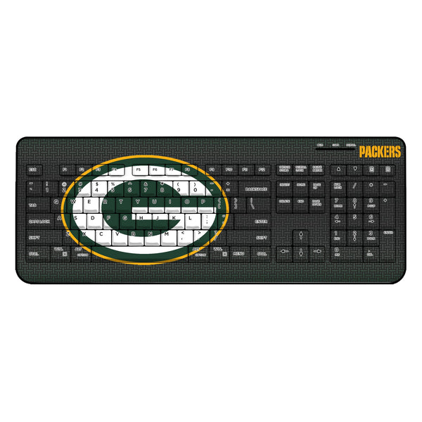 Green Bay Packers Linen Wireless USB Keyboard