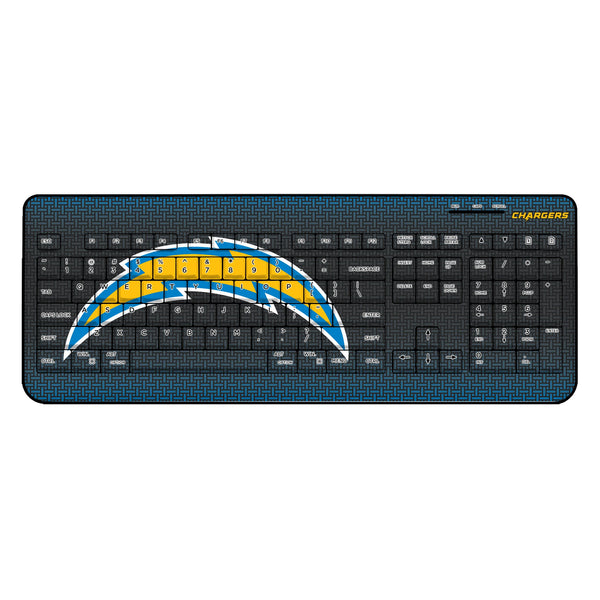 Los Angeles Chargers Linen Wireless USB Keyboard