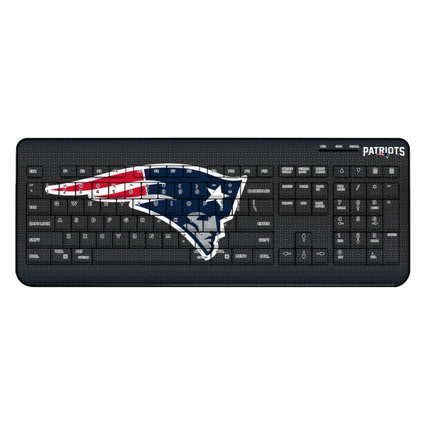 New England Patriots Linen Wireless USB Keyboard