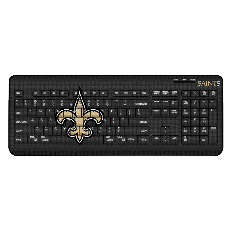 New Orleans Saints Linen Wireless USB Keyboard