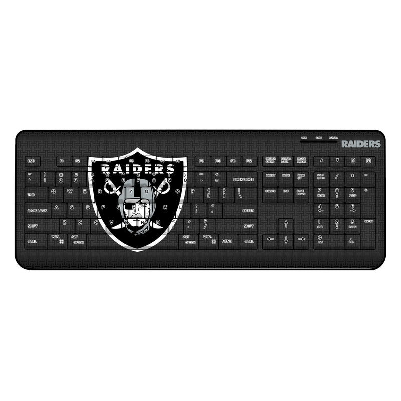 Las Vegas Raiders Linen Wireless USB Keyboard