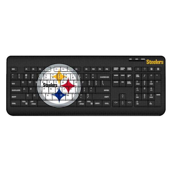 Pittsburgh Steelers Linen Wireless USB Keyboard