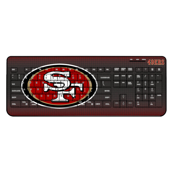 San Francisco 49ers Linen Wireless USB Keyboard