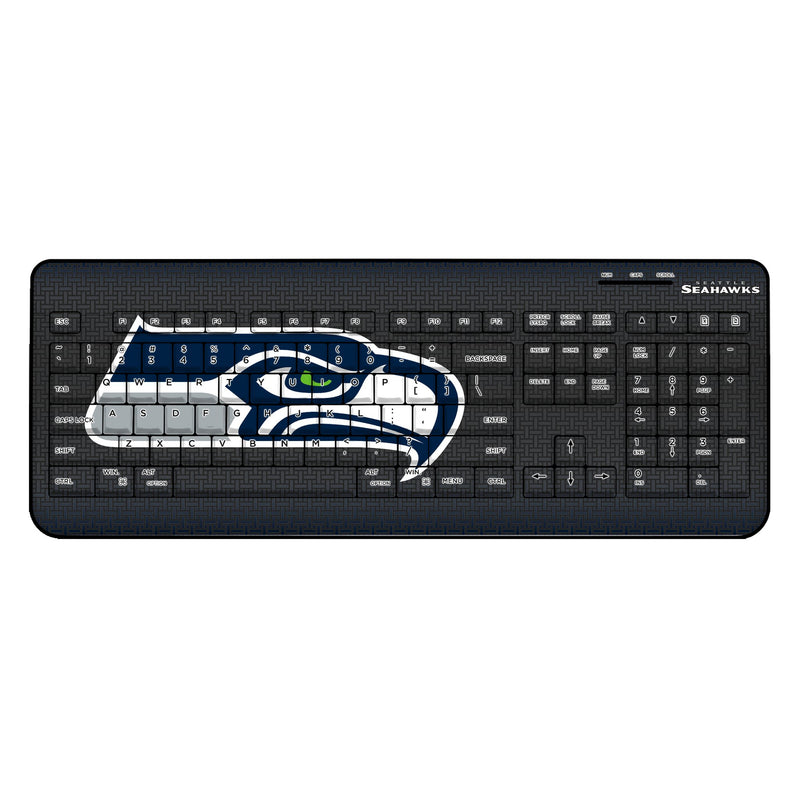 Seattle Seahawks Linen Wireless USB Keyboard