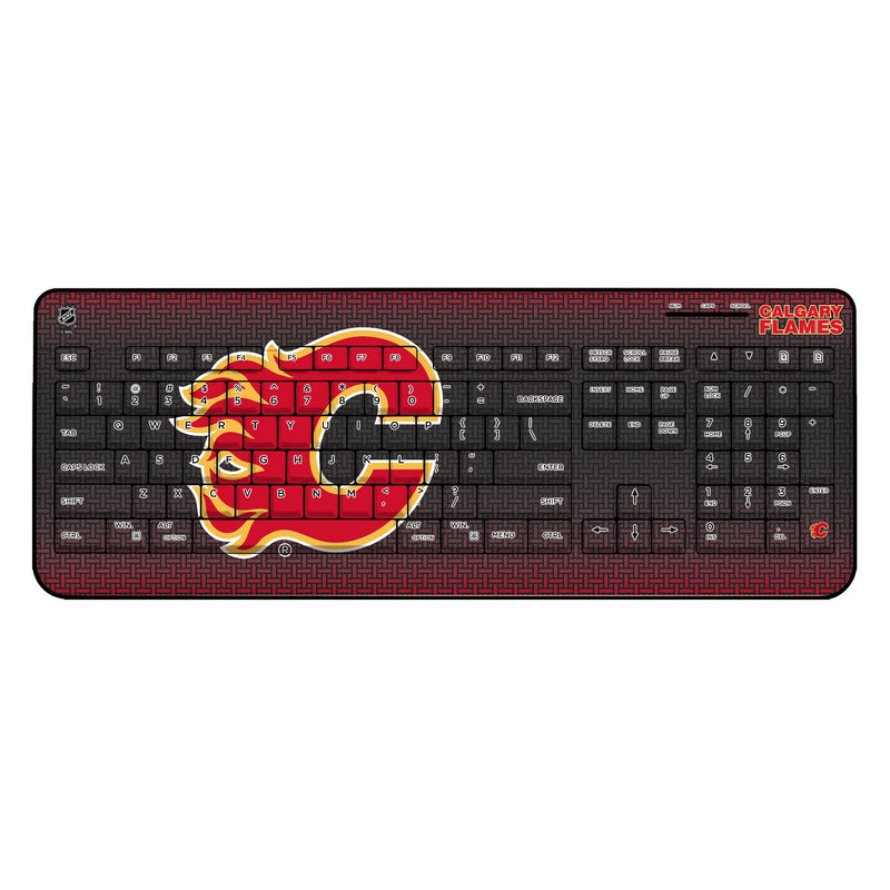 Calgary Flames Linen Wireless USB Keyboard