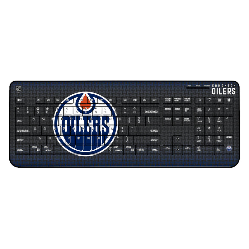 Edmonton Oilers Linen Wireless USB Keyboard