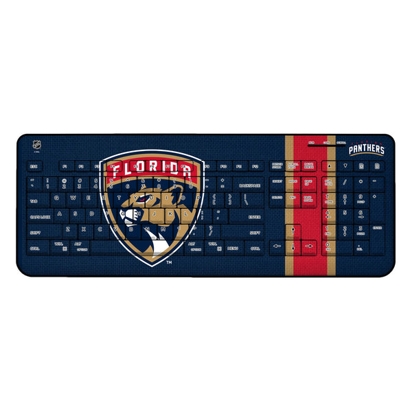 Florida Panthers Stripe Wireless USB Keyboard