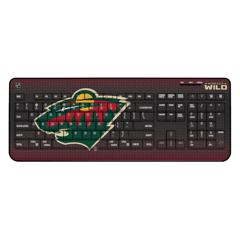 Minnesota Wild Linen Wireless USB Keyboard