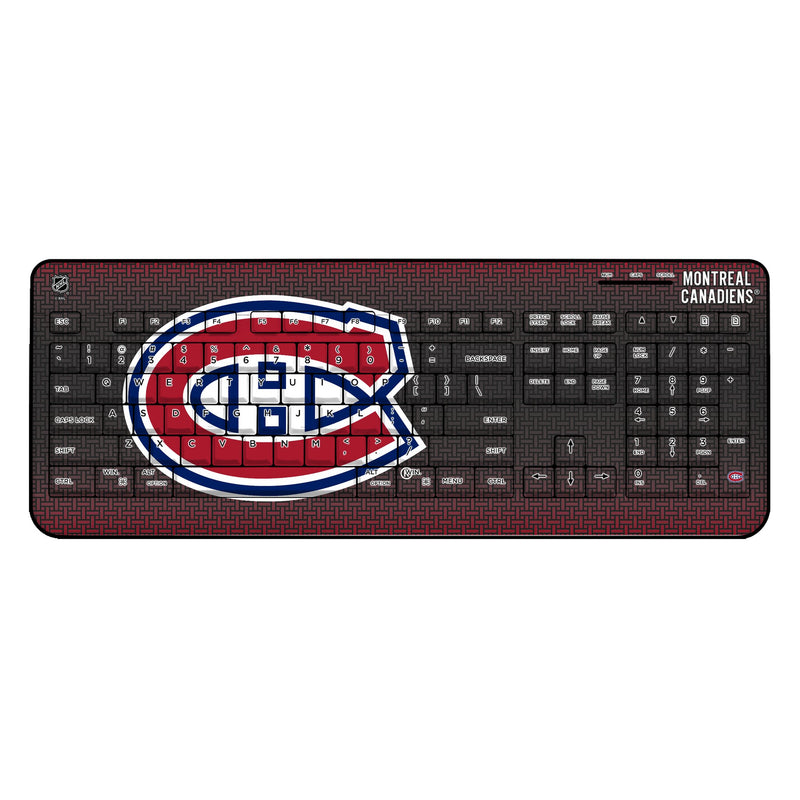 Montreal Canadiens Linen Wireless USB Keyboard