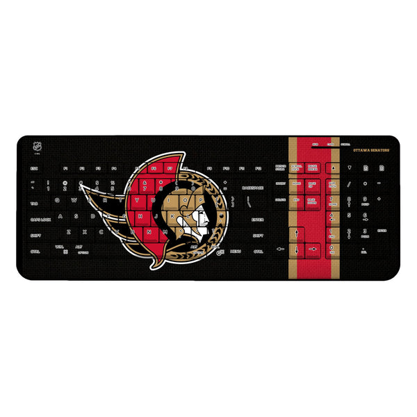 Ottawa Senators Stripe Wireless USB Keyboard