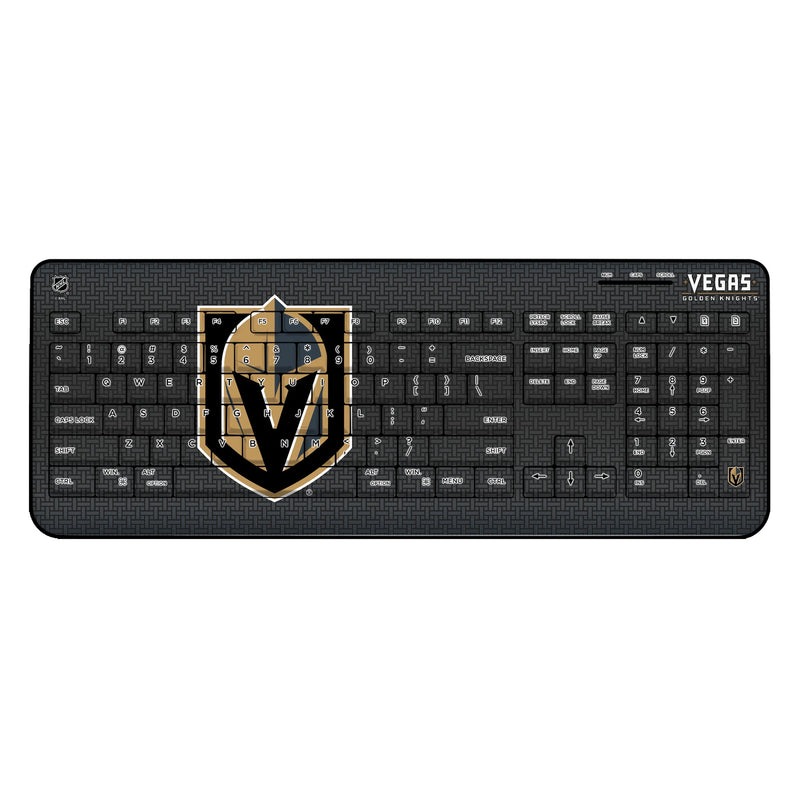 Vegas Golden Knights Linen Wireless USB Keyboard